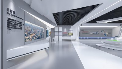 现代科技展厅3D模型下载